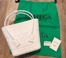 Bottega Veneta — Bottega Veneta Mini Arco Patchwork Snap Double Handles — Handbag — resale