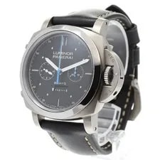Panerai Luminor 1950 Radiomir 8 Days Titanium 47mm Hand-Wind Black Dial #C009 2