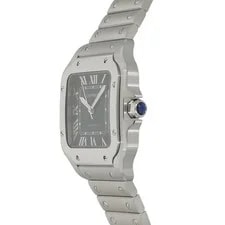 Cartier Santos de MM WSSA0061 Stainless Steel 35.1mm Green Dial #RZW111 2