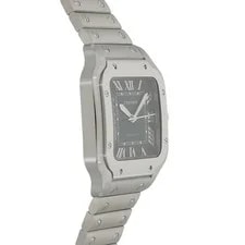 Cartier Santos de MM WSSA0061 Stainless Steel 35.1mm Green Dial #RZW111 3
