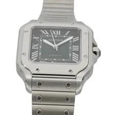 Cartier Santos de MM WSSA0061 Stainless Steel 35.1mm Green Dial #RZW111 4