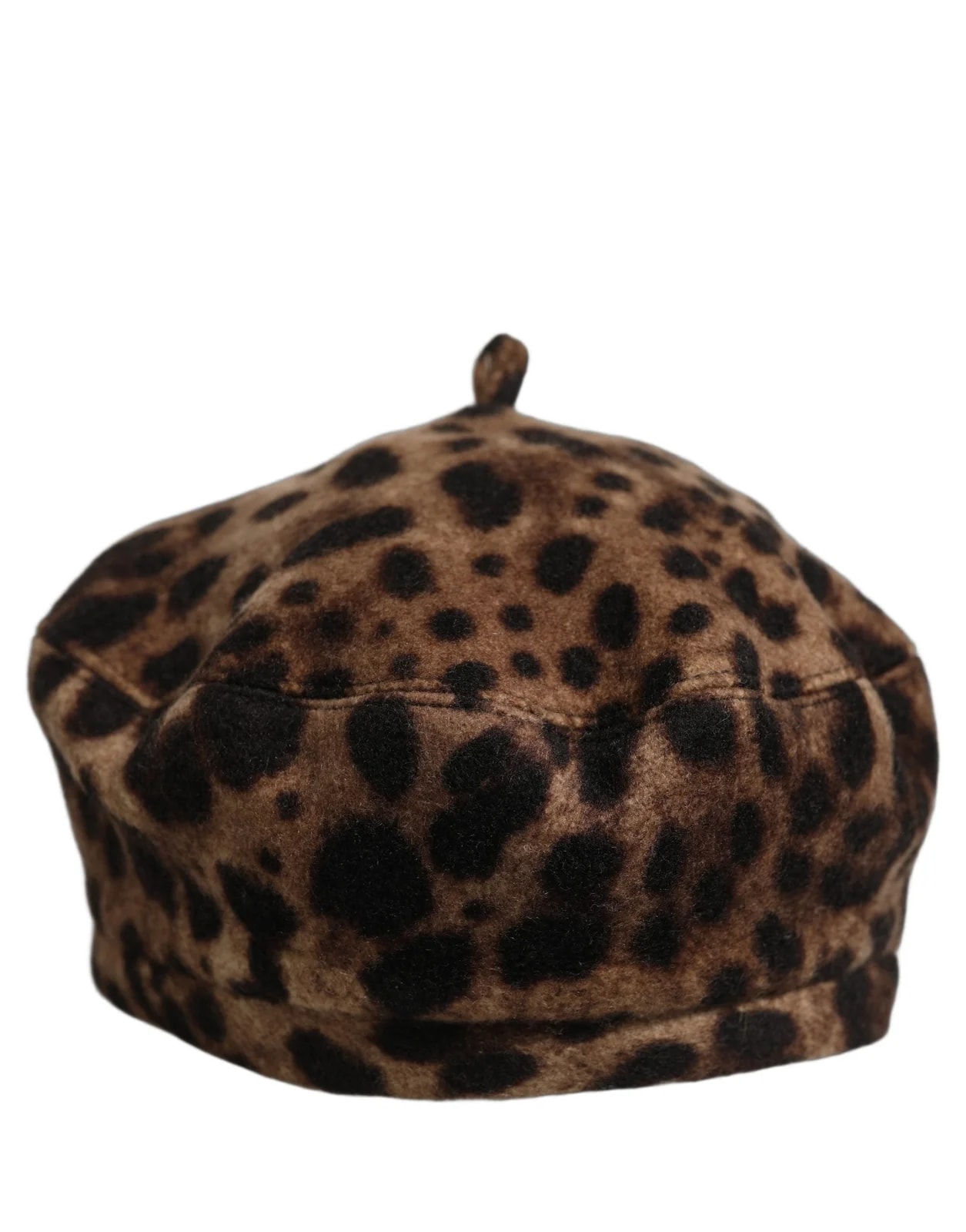 Dolce & Gabbana — Dolce & Gabbana Leopard French Style Beret Capello Hat — Accessory — resale