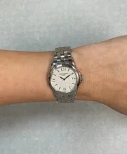 Patek Philippe Calatrava 18k White Gold 28mm Quartz +Papers 4906/1G 4
