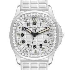 Patek Philippe — Patek Philippe Aquanaut Luce Steel White Dial Diamond 5067 5067A Box Papers — Watch — resale