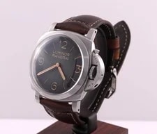 Panerai 2025 Luminor Tre Giorni 47mm Patina Steel Shaded Gray Box/Card PAM01628 3