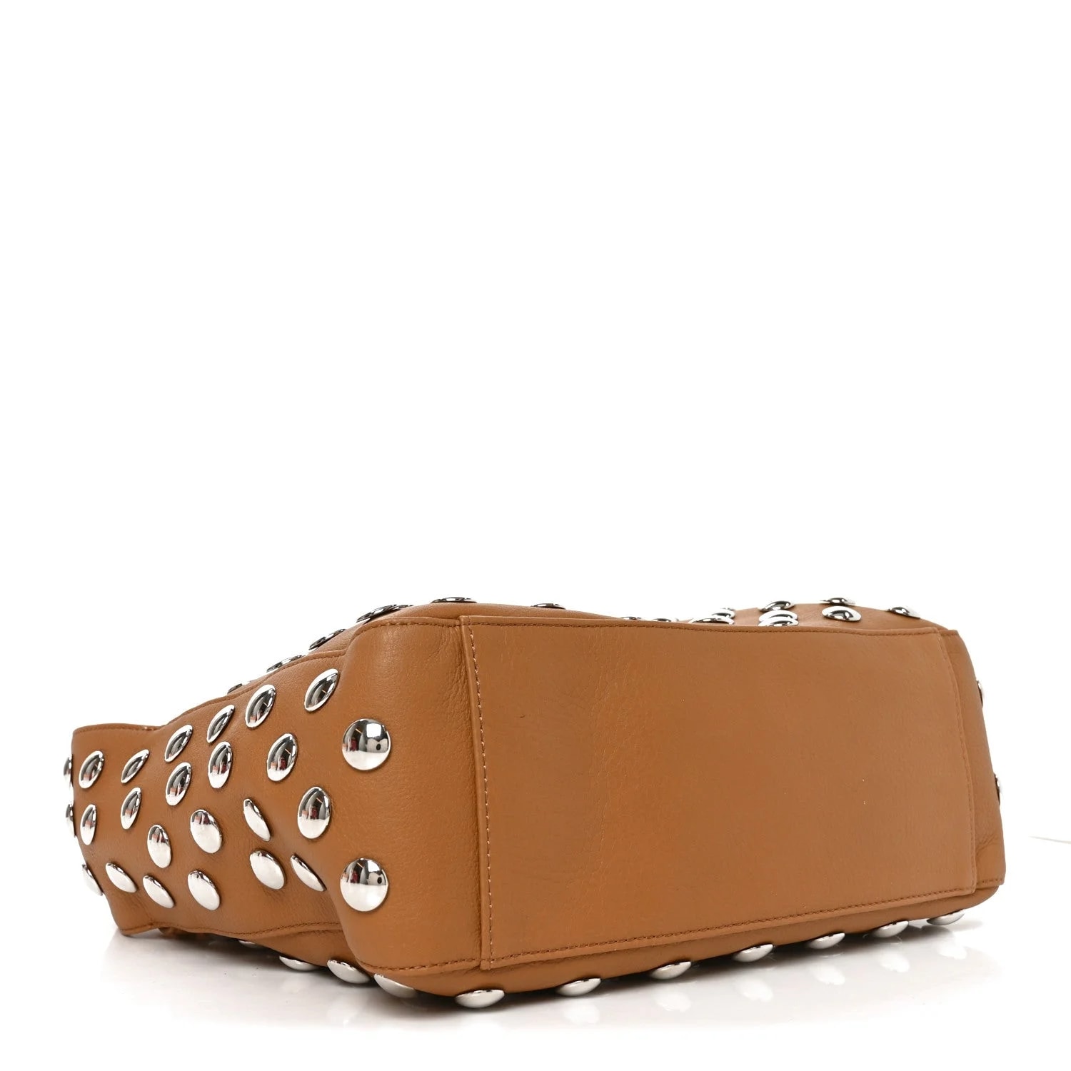 Pebbled Sport Studded Elena Nougat 4