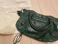 Balenciaga — Balenciaga City 35x24cm w/Strap Mirror Motorcycle Japan — Handbag — resale
