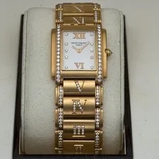 Patek Philippe Twenty 4 White Dial - 18K Gold - 4910/10R-011 - Factory Diamonds 2