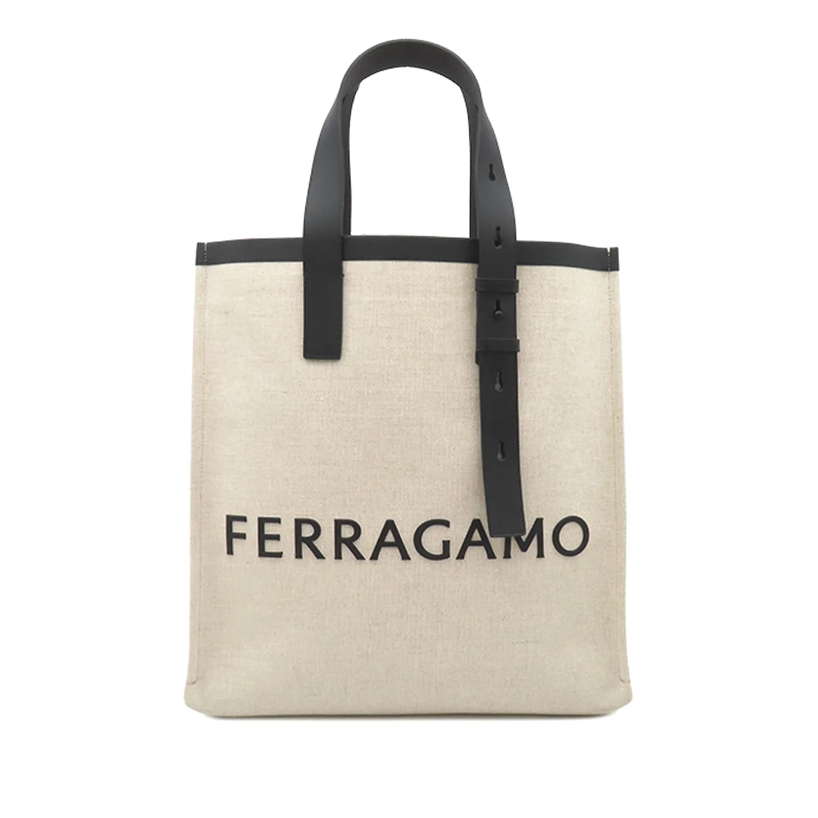 Ferragamo — Embossed Logo — Handbag — resale