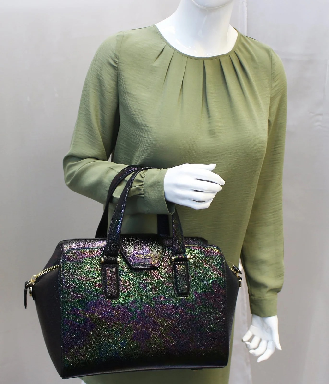 Henri Bendel Houston Petrol Satchel 2
