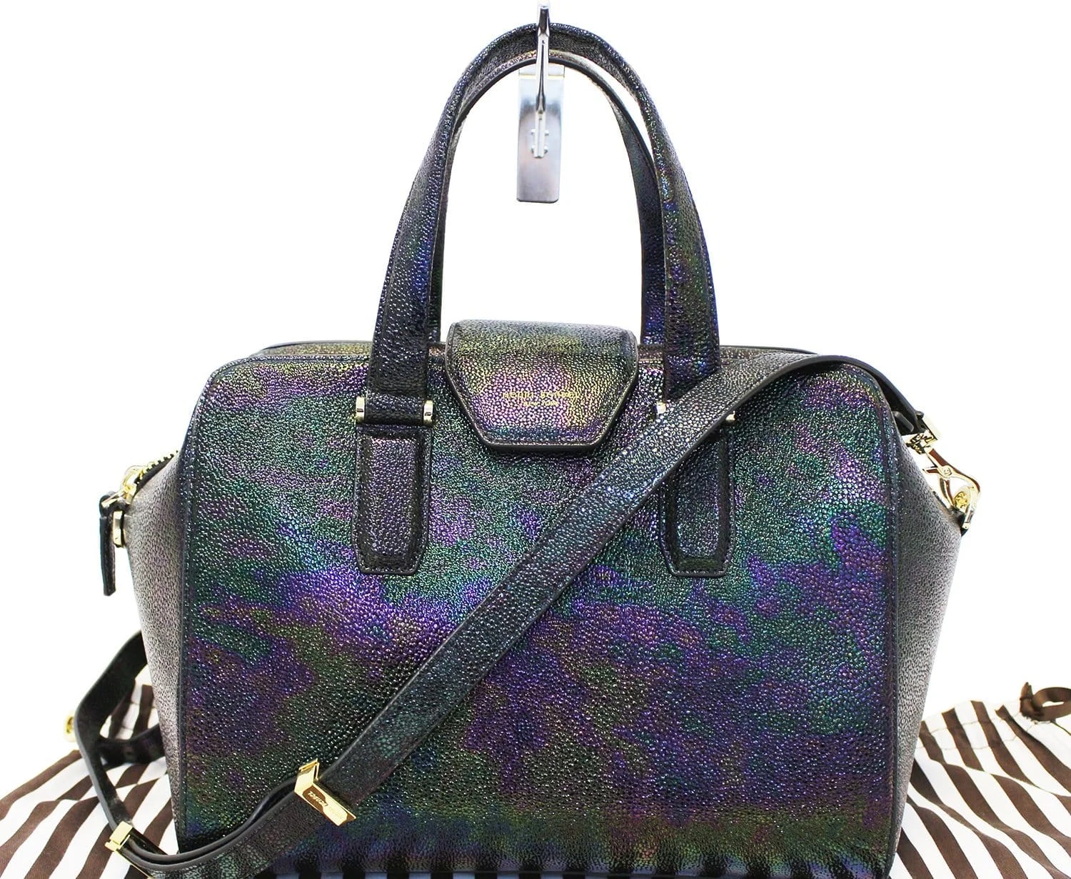 Henri Bendel Houston Petrol Satchel 4