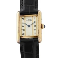 Cartier — Cartier Tank Must W1003053 SV925 / Leather 28mm Ivory Dial Quartz #TZW1436 — Watch — resale