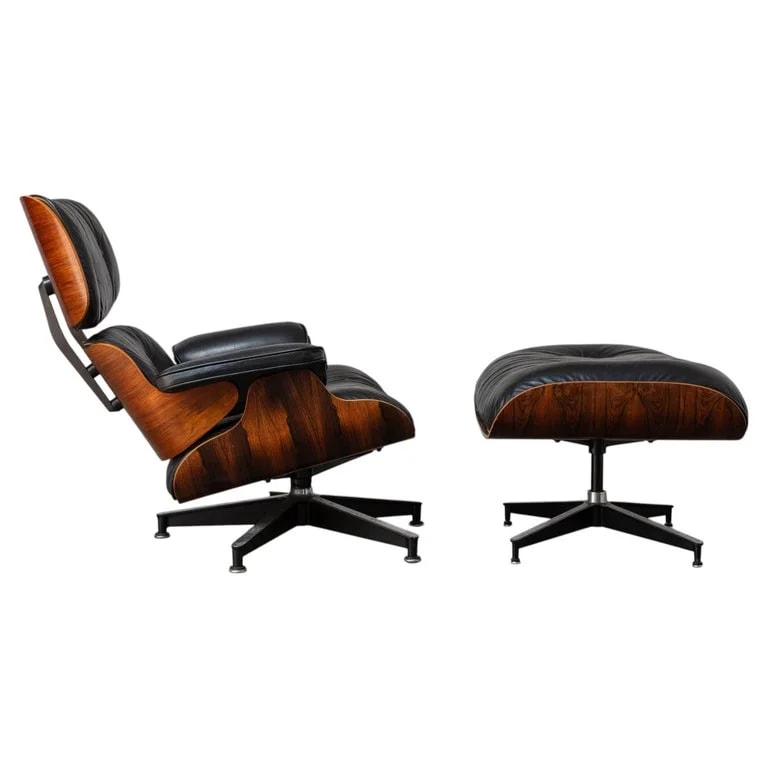 Charles and Ray Eames, Herman Miller — Eames Herman Miller Lounge & Ottoman 1970s — Furniture — resale