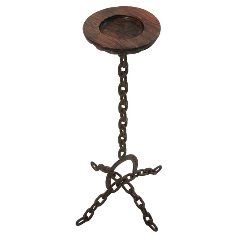 Chain Link Drinks / End Or Side in Gilt and , Spain 1940s — Furniture — resale