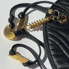 Fendi Crossbody Quilted Spiral Hardware C-13404 10.5 X9” 4