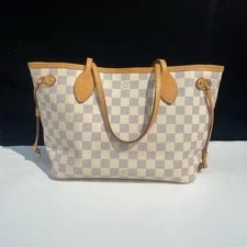 Authentic Louis Vuitton Neverfull White Gold eBay AG 3