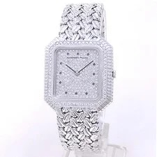 Audemars Piguet — Audemars Piguet 18k White Gold Manual Diamonds Pave — Watch — resale
