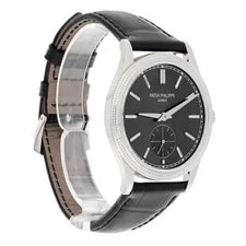 Patek Philippe Calatrava 6119G-001 White Gold Charcoal Gray Dial 4