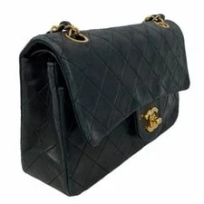 Auth [6fe6304] Chanel Matrasse W Flap WChain Gol... 2