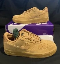 NIke SB Mensz 8.5 Air Force 1 "Flax" W/ Gum Bottom HM8517-200 2