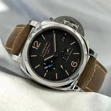 Panerai — Panerai Luminor PAM01537 Hobnail GMT 1950 3 Days 42mm Power Reserve Box Papers — Watch — resale