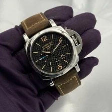 Panerai Luminor PAM01537 Hobnail GMT 1950 3 Days 42mm Power Reserve Box Papers 3