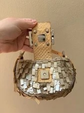 Fendi Mini Beaded Croissant 3