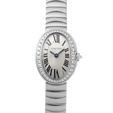 Cartier — Cartier Baignoire Mini WB520025(3098) Silver WhiteGold Quartz 18.5mm #W549 — Watch — resale