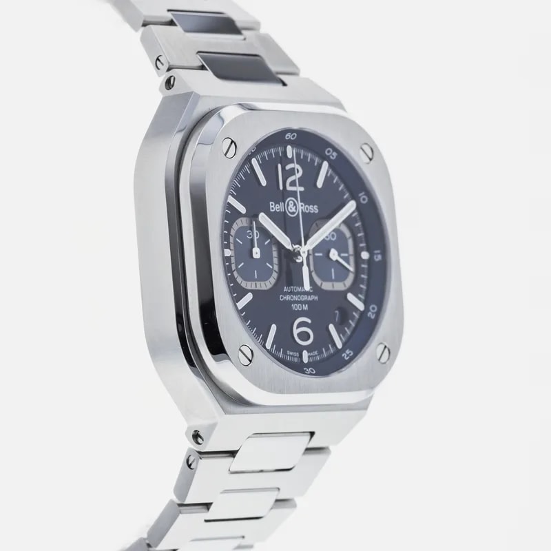 Bell &Amp; Ross BR 05 Chronograph BR05A-BL-ST/SRB 4