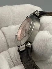 Cartier Pasha 27mm Pink Dial Leather Strap W3140026 4