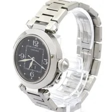 Cartier Pasha C Big Date Steel Automatic W31055M7 Polished 2