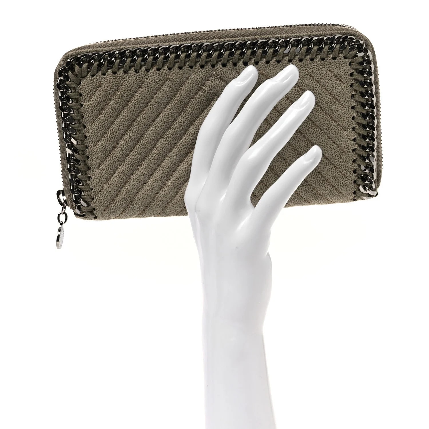 Chevron Zip Wallet Light 2
