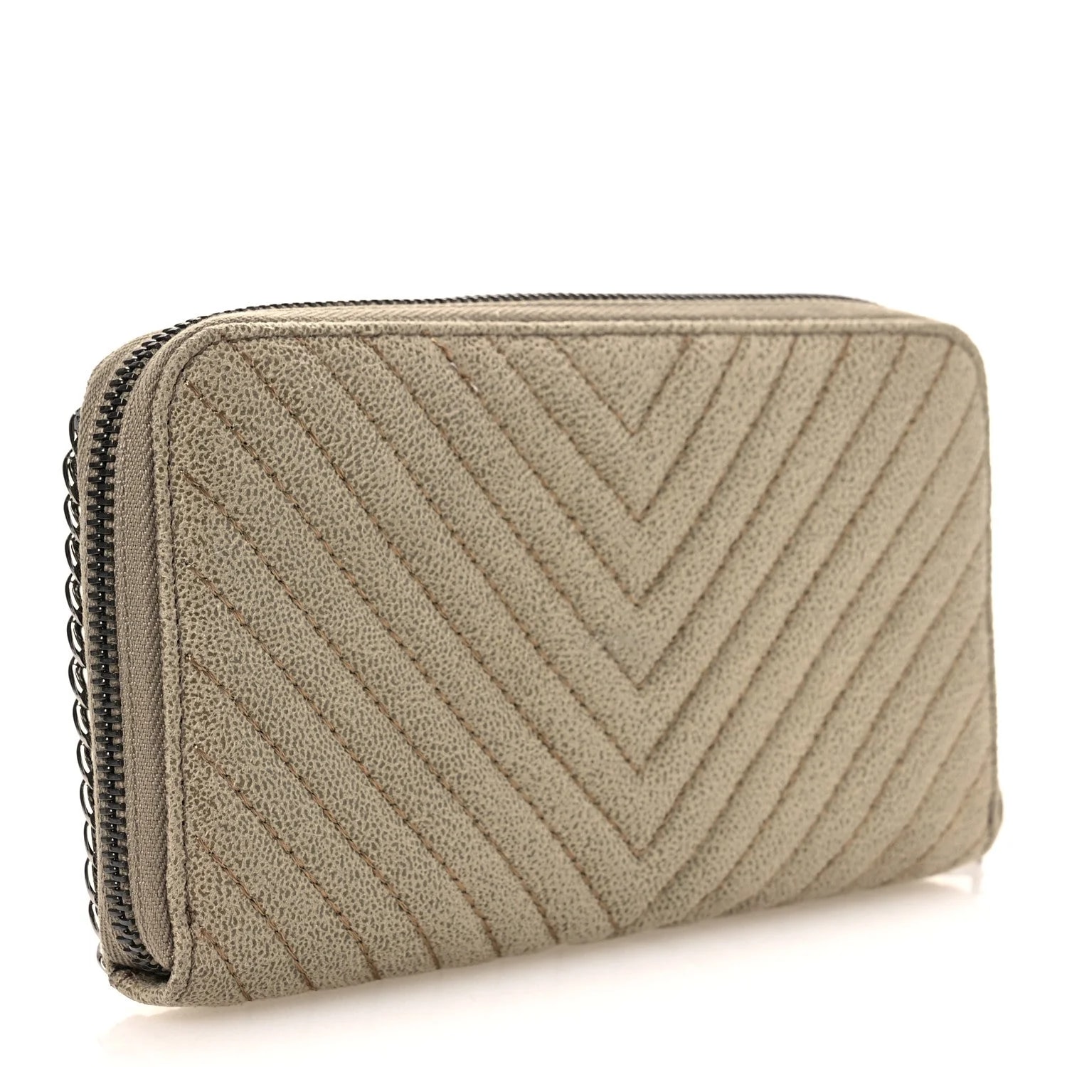 Chevron Zip Wallet Light 3