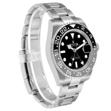 Rolex GMT Master II Steel Black Gray Bruce Wayne Bezel 126710 Unworn 3