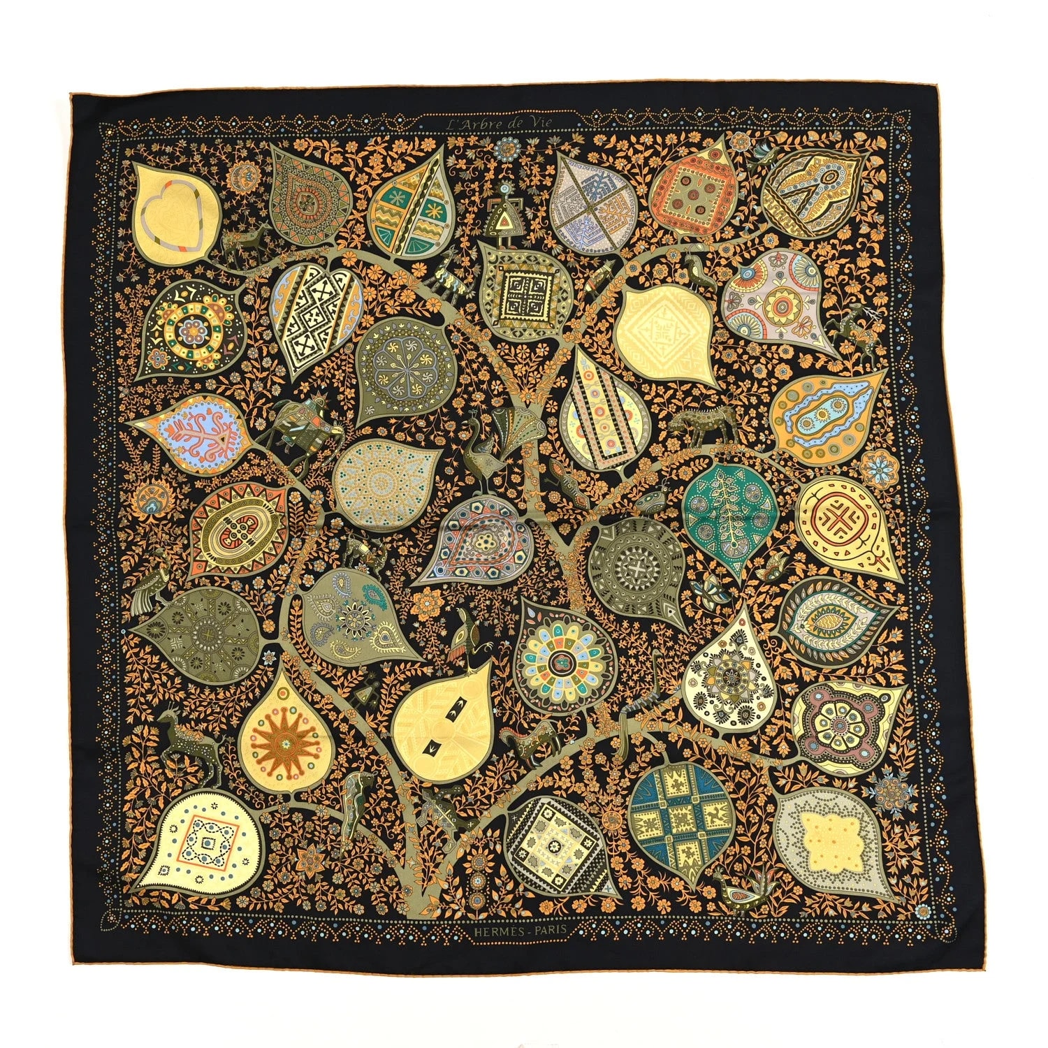 Hermès — L Arbre de Vie Scarf 90 — Accessory — resale