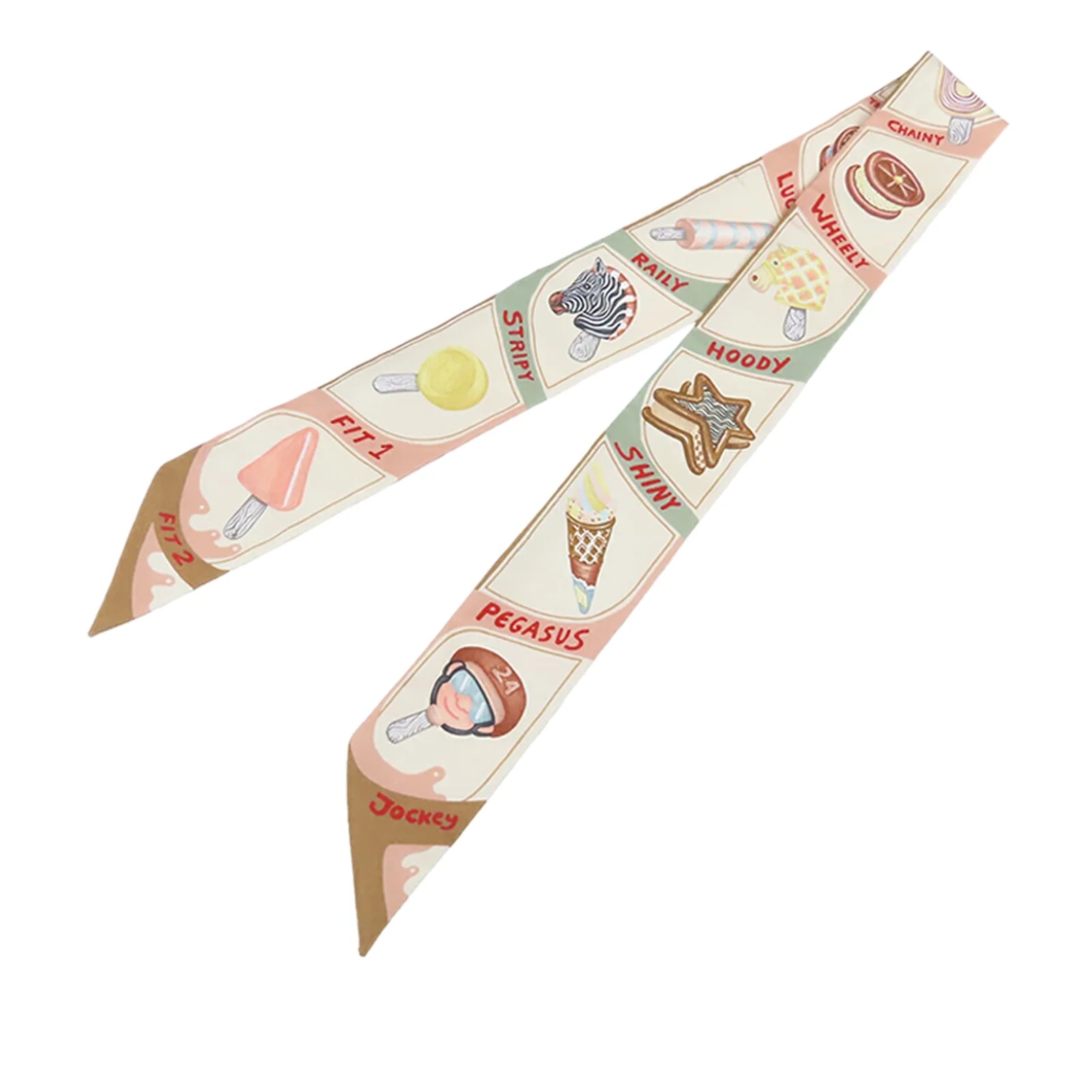 Funny Ice Twilly Scarf 2
