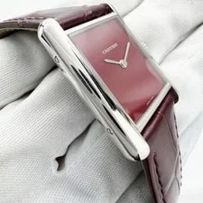 Cartier Tank Must Large WSTA0054 25.5X37.7MM Red Steel Box Paper 3