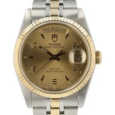 Tudor Prince Oyster Day-Date Champagne Dial Gold & Steel 36mm Automatic 76213 2