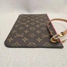 Louis Vuitton Neverfull Pivione Pochette Wristlet Authentic COA 4