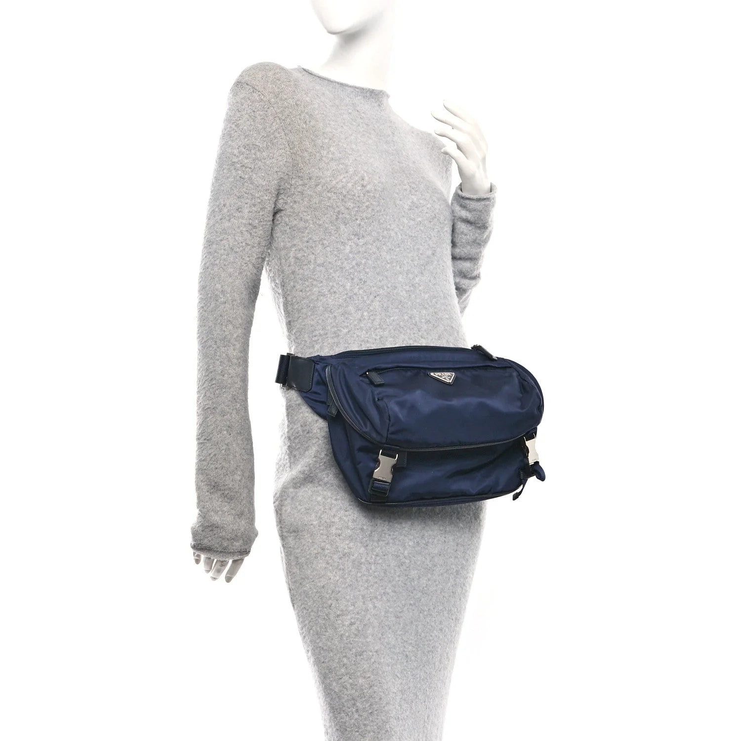 Double Snap Buckle Zip Flap 2
