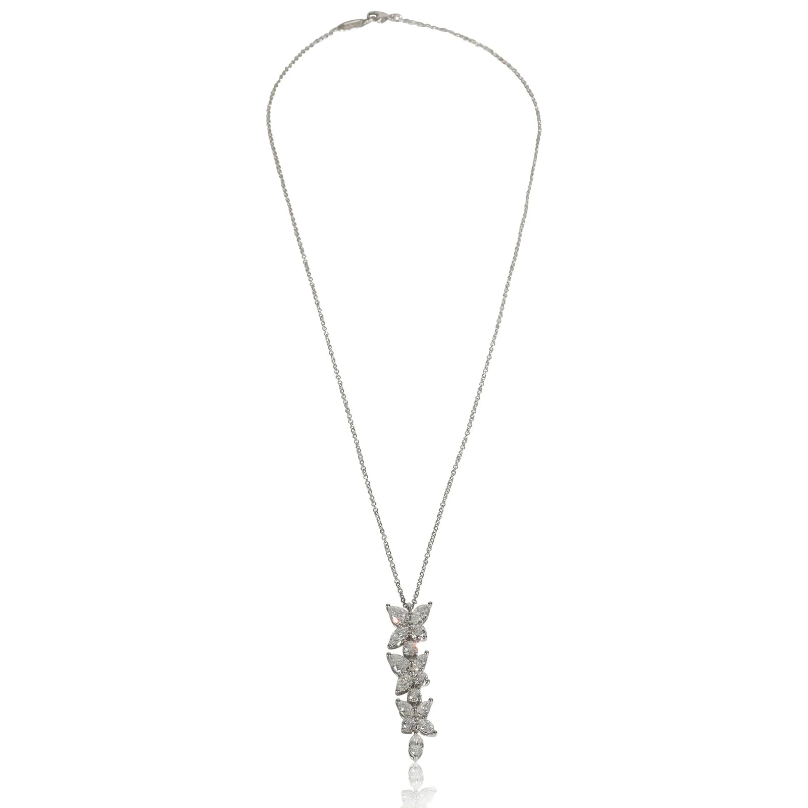 Tiffany & Co. Victoria Mixed Cluster Drop 950 2