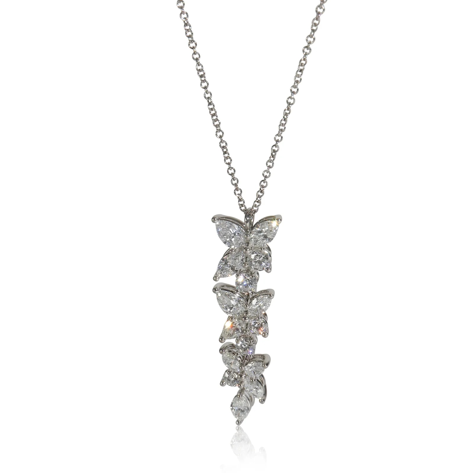 Tiffany & Co. Victoria Mixed Cluster Drop 950 4