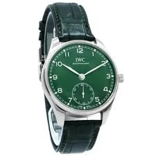 IWC Portuguese Automatic Green IW358310 - Inventory 8486 Stainless Steel 3