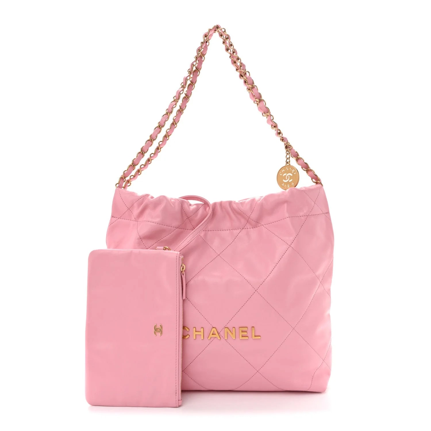 Shiny Small Chanel 22 Dark 3