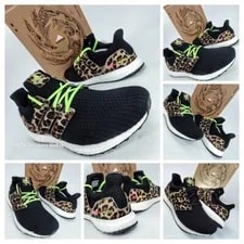 Adidas US 13 Leopard Run Retro UltraBoost DNA New 3