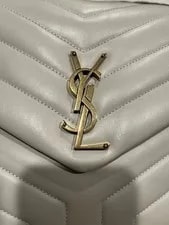 Saint Laurent Large Lou Monogram Worn Once Excellent Cond 4