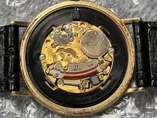 Near Omega de Ville 195.0075.2 Cal.1378 Gold Dial Quartz 33mm 2
