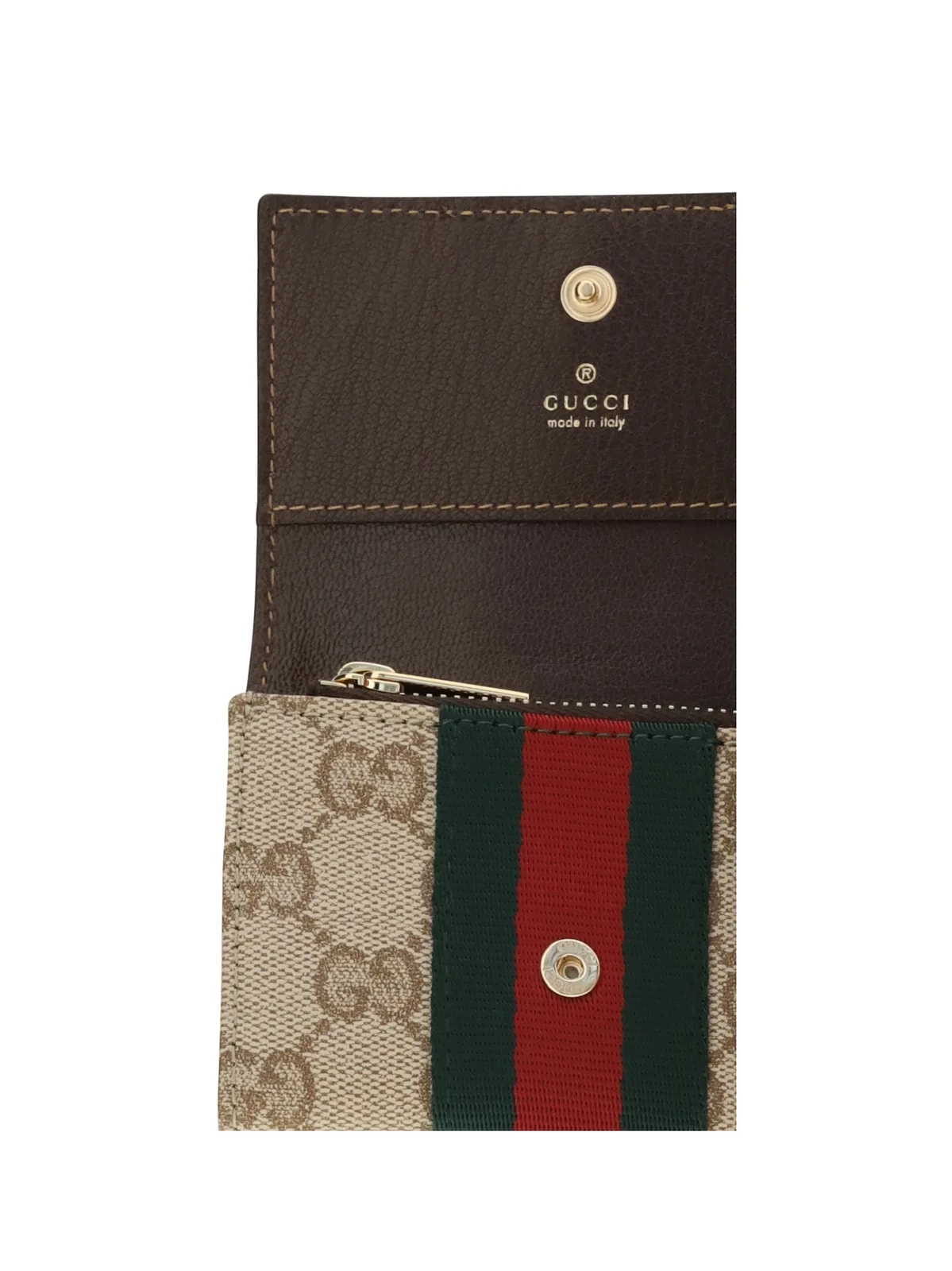 Gucci GG Fabric Web Stripe Wallet — 3