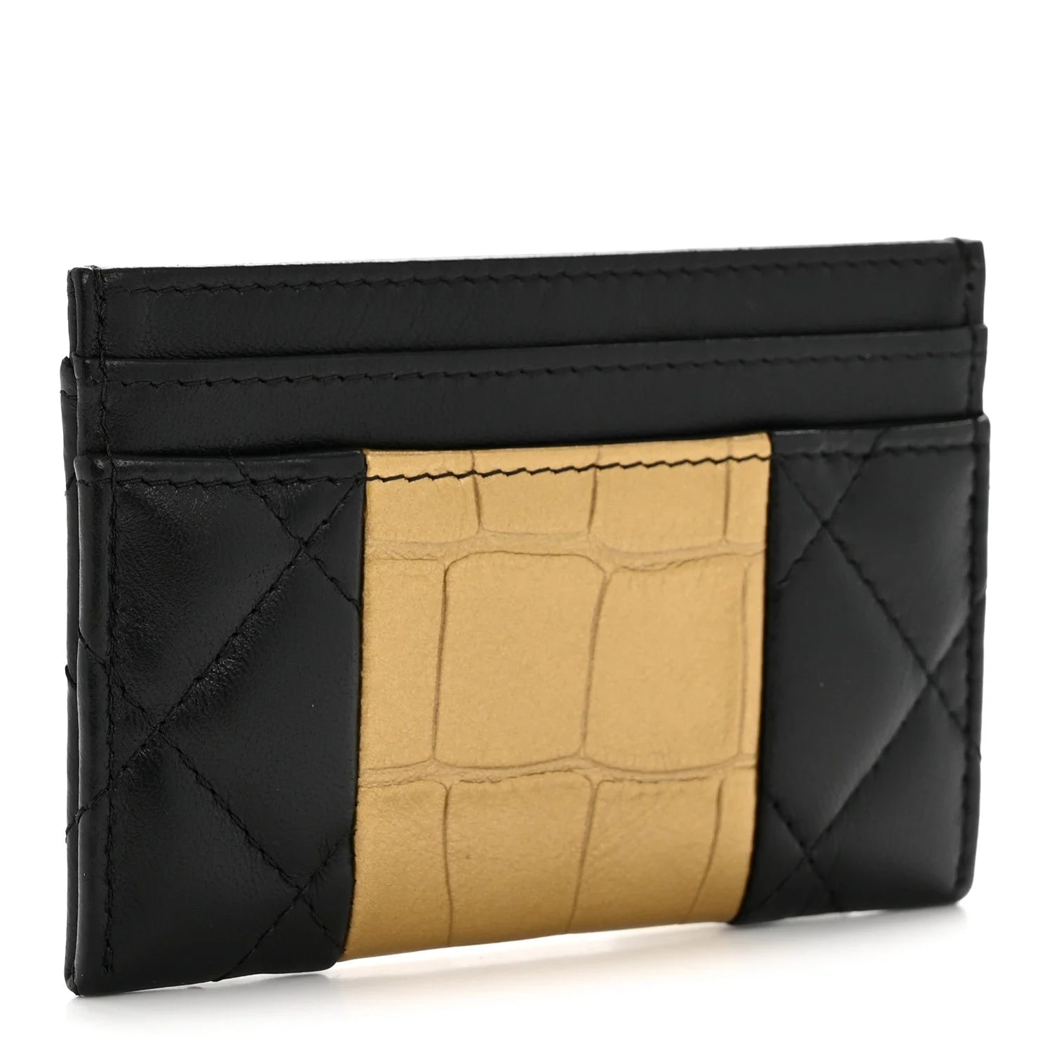 Metallic Embossed 2.55 Reissue Card Holder 3