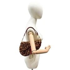 Dior Saddle Trim Leopard Print Pony Hair 3